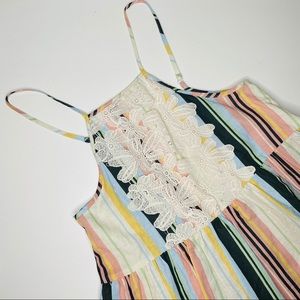 Skyler + Jade Striped Baby doll top